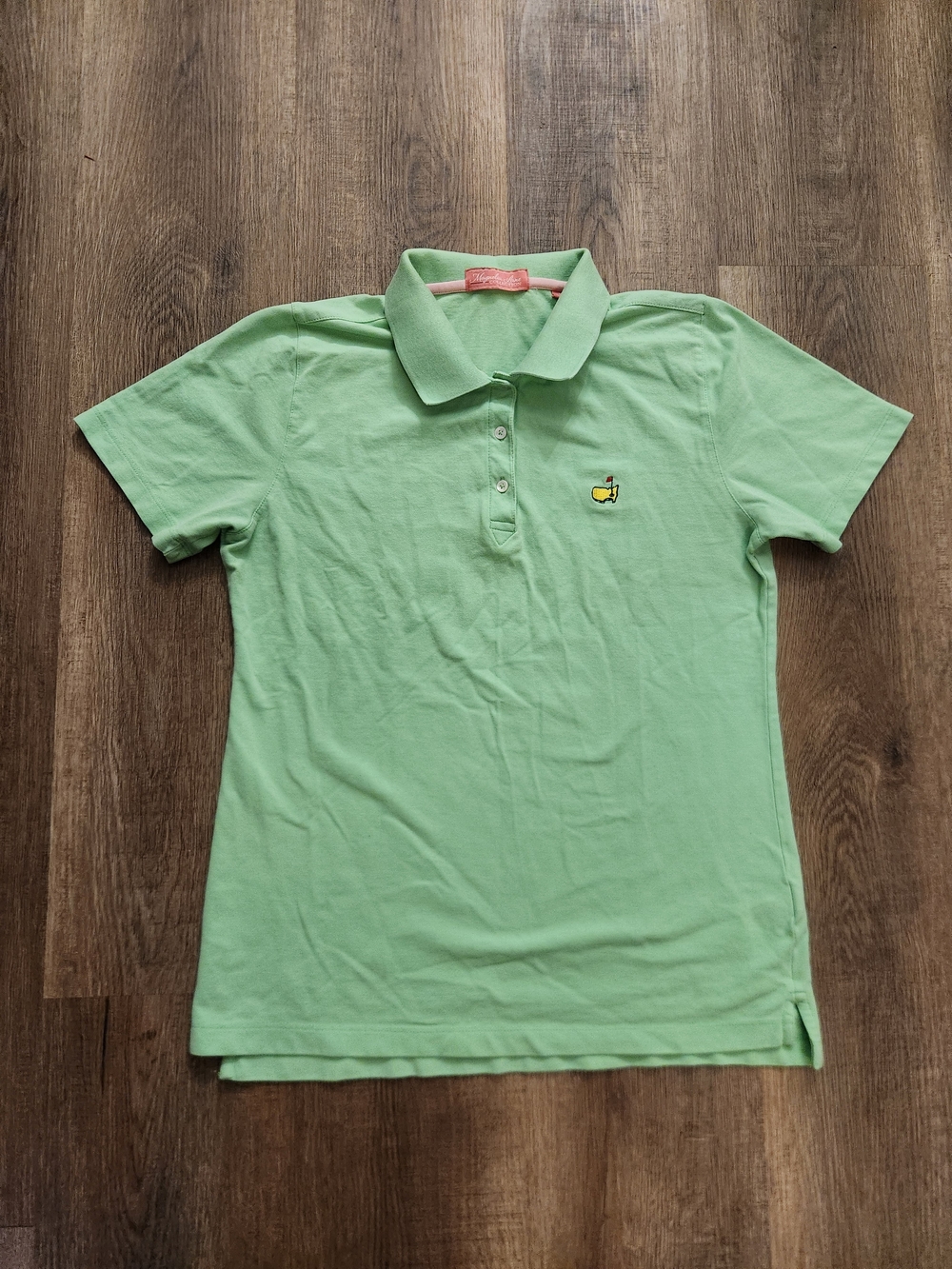 Masters Green Women's Polo Shirt medium Logo cotton embroidered
